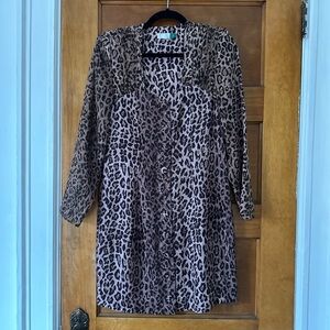 Rixo leopard print Julianne dress